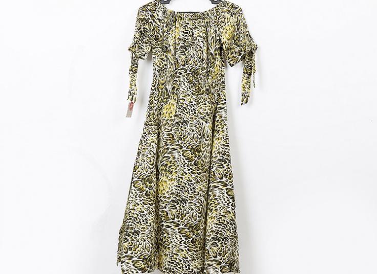 پیراهن ساحلی یقه قایقی