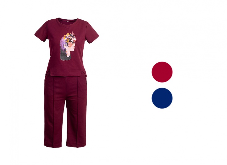 ست بلوز و شلوار برمودا زنانه Yiyuan