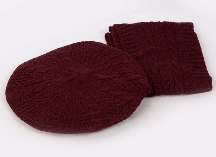 ست کلاه فرانسوی و شال گردن