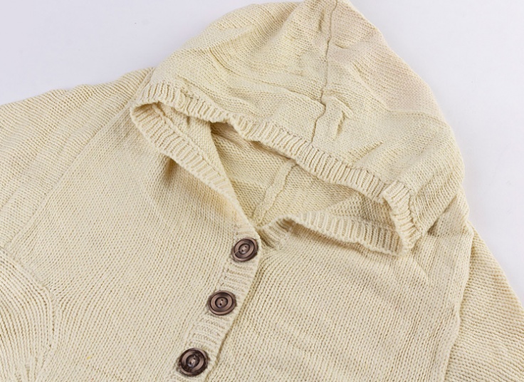 ژاکت بافت زنانه کلاه دار