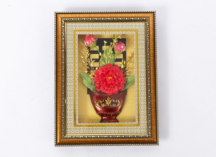 قاب دکوراتیو طرح گل