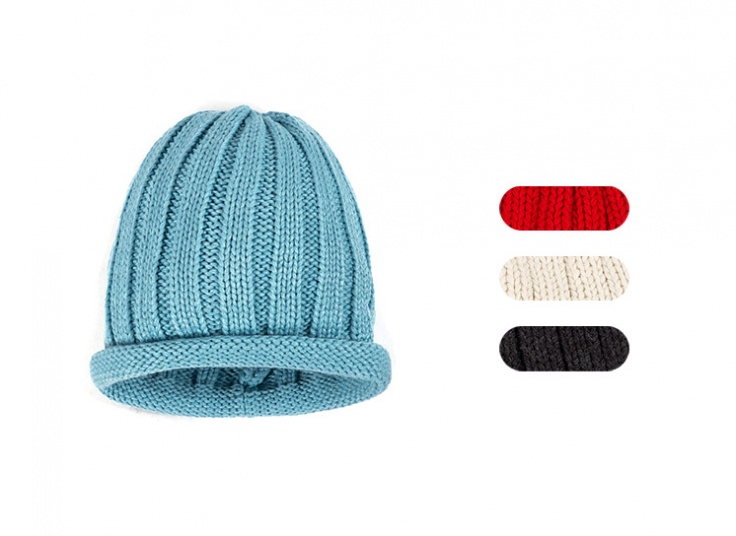 کلاه بافت لبه برگردون