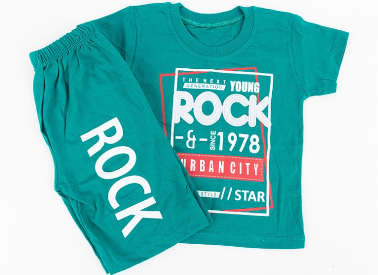 تیشرت شلوارک بچگانه Rock