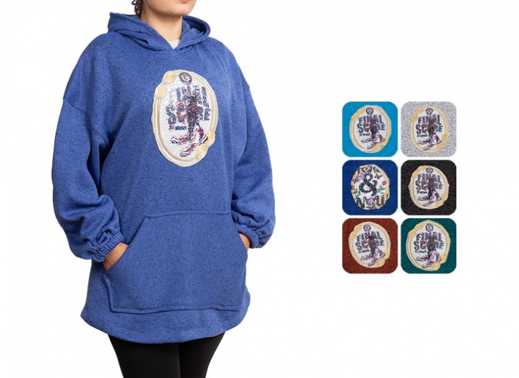 هودی بافت زنانه پولک دوزی