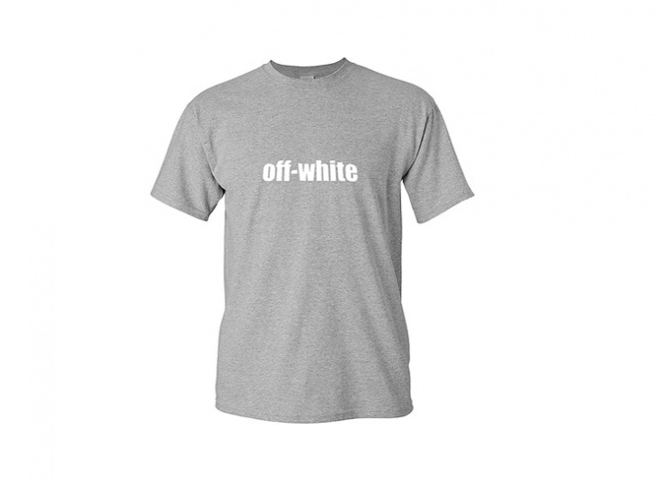 تیشرت‌سایز بزرگ‌ مردانه off white