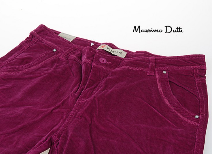 شلوار مخمل کبریتی زنانه ZARA