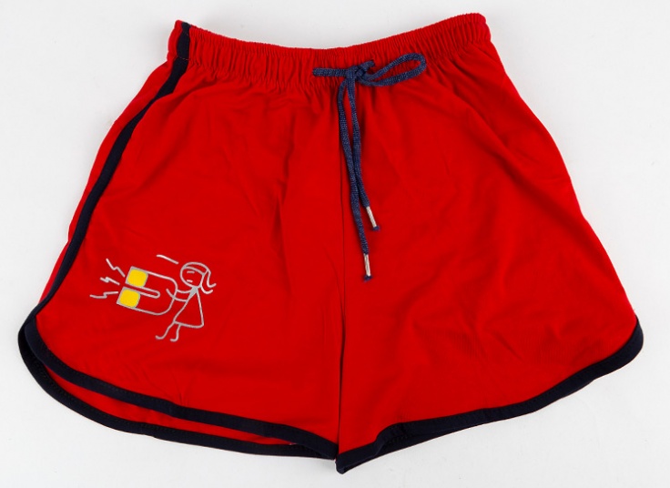 شلوارک نخی ساده