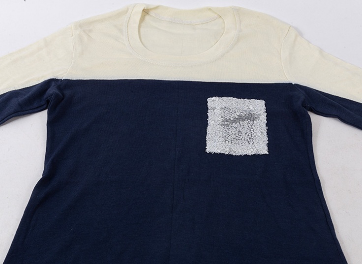 بلوز زنانه ویسکوز پولک‌ دوزی