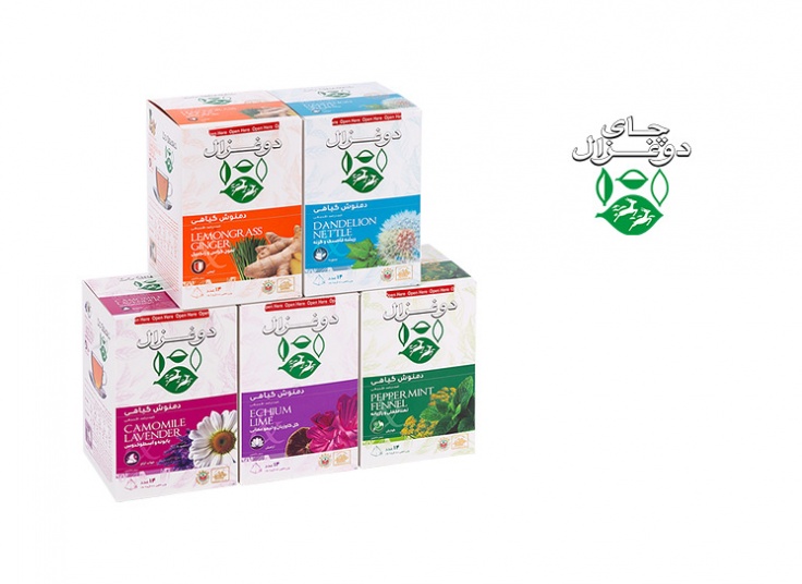 انواع دمنوش گیاهی دو غزال