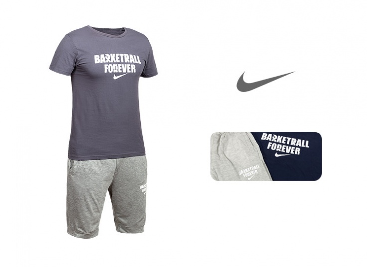 ست تیشرت و شلوارک طرح Nike