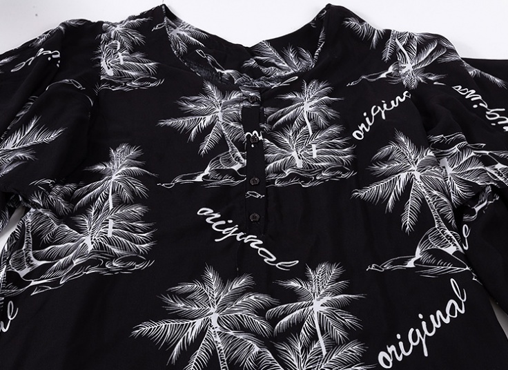 پیراهن ساحلی آستین کلوش