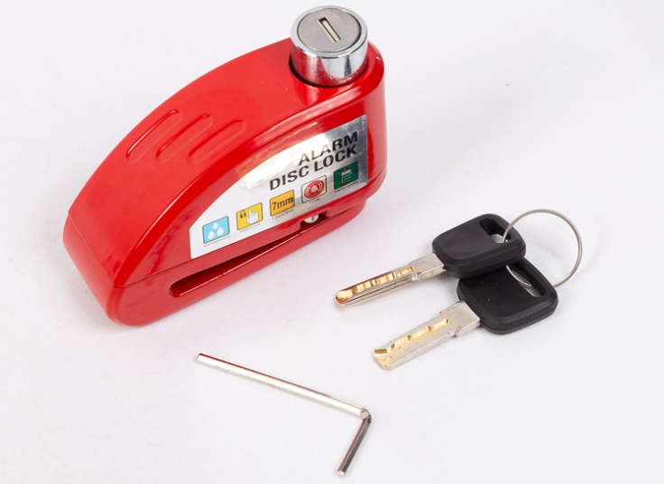 قفل دیسک موتور آژیردار