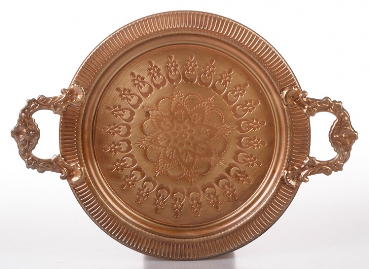 سینی فلزی طرح برجسته