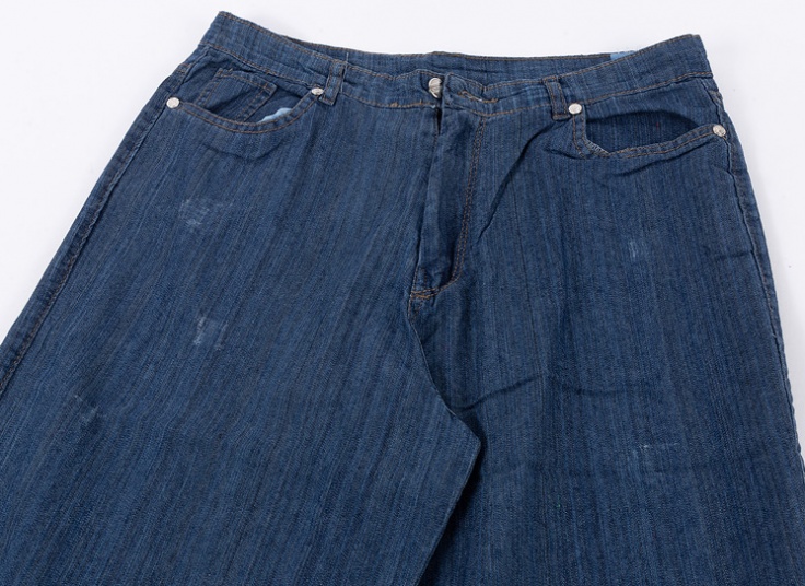 شلوار بگ جین کاغذی زنانه