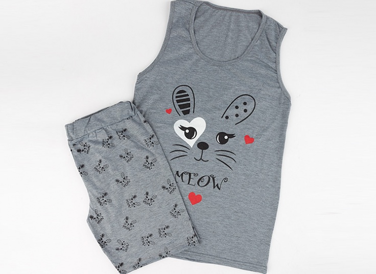 ست تاپ و شلوارک فانتزی