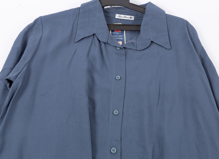 شومیز مانتویی بغل دکمه دار