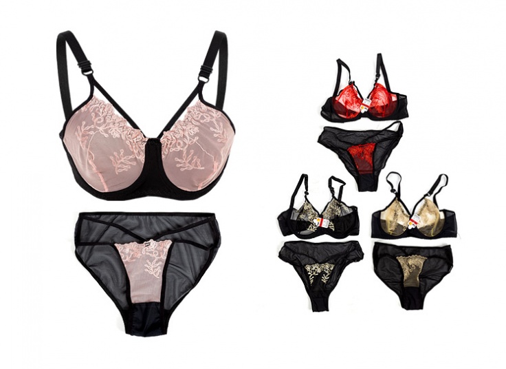 ست لباس زیر توری نورا