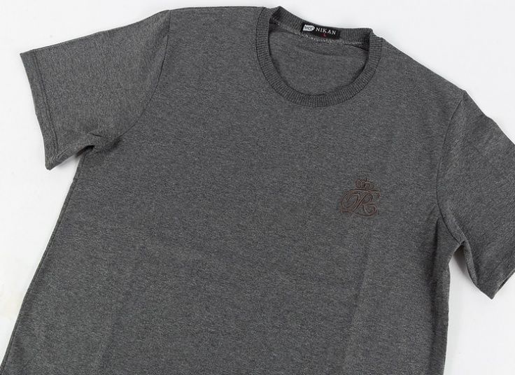 تیشرت آستین کوتاه ملانژ Nikan