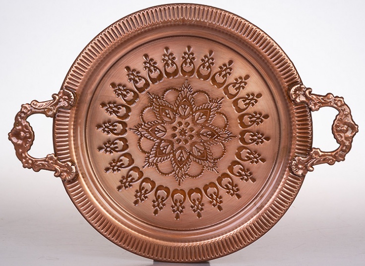 سینی فلزی طرح برجسته