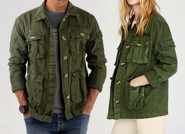 کت کتان مردانه Bershka