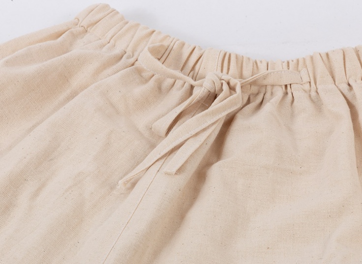 شلوار لینن زنانه کمر کش