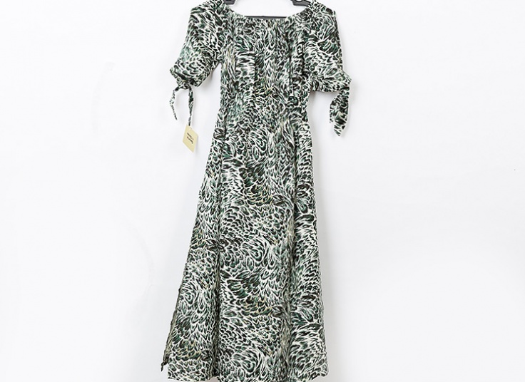 پیراهن ساحلی یقه قایقی