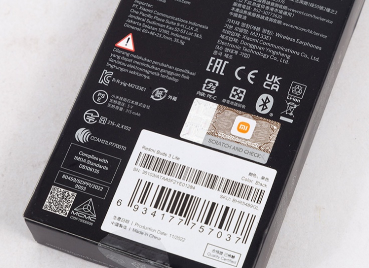 هندزفری بلوتوثی شیائومی مدل Redmi Buds 3 Lite