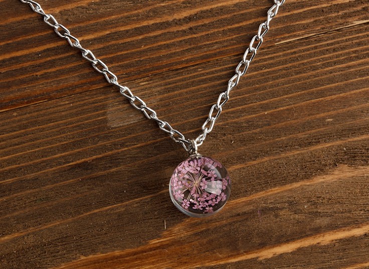 گردنبند توپی Crystalline