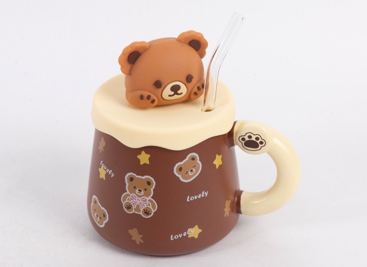 ماگ خرسی درب دار Perfect Life