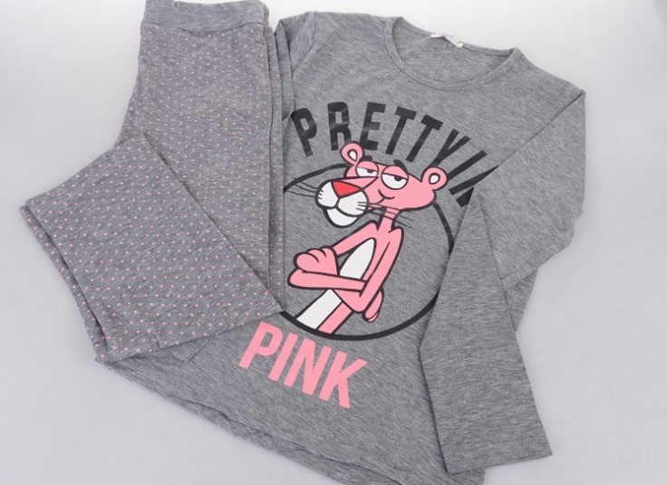 ست بلوز و برمودا پلنگ صورتی