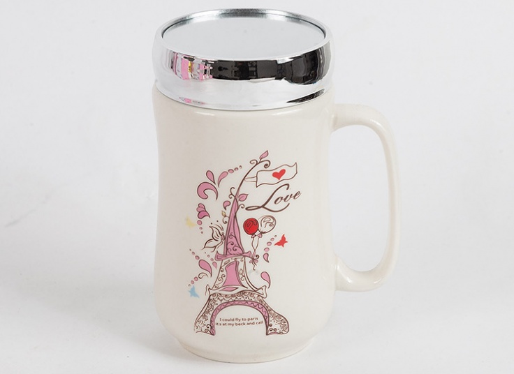 ماگ درب دار آینه ای