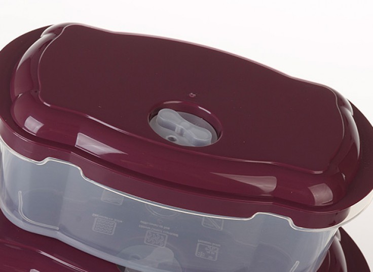 ست ظرف 4 تکه درب دار مدل Rectangle