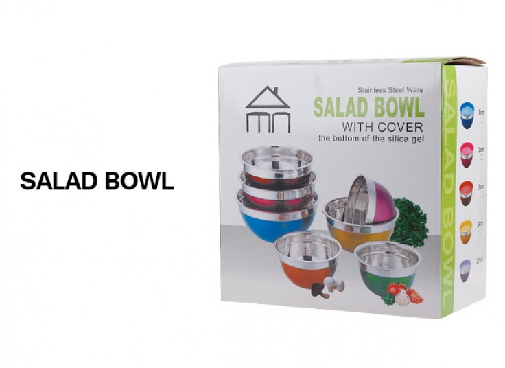 ست کاسه سالاد استیل