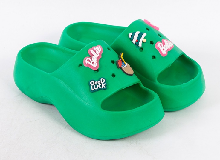 دمپایی زنانه زیتون مدل پرنسس