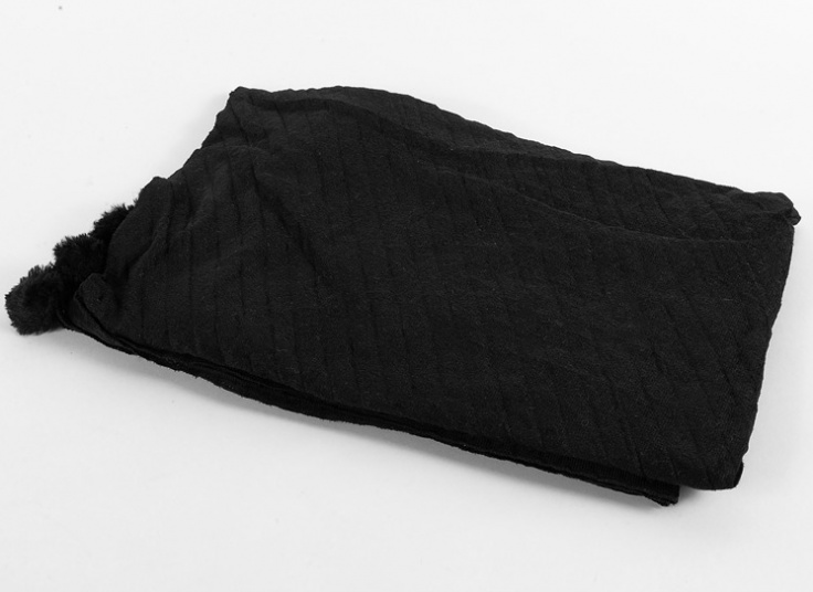 شال مخمل منگوله دار