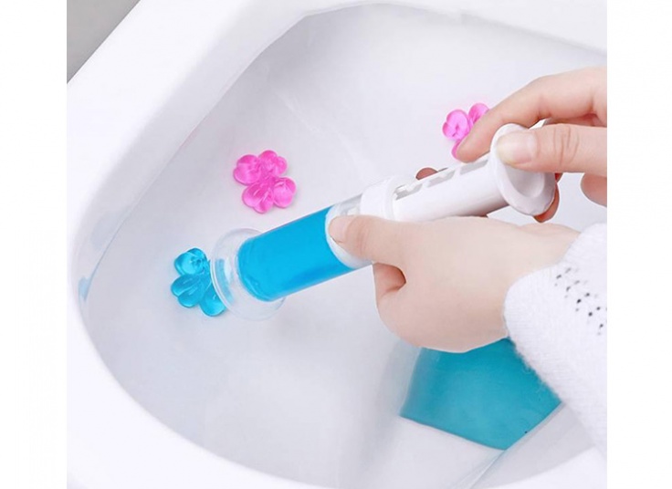 ژل تمیزکننده توالت طرح گل