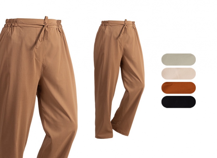 شلوار زنانه کمردار