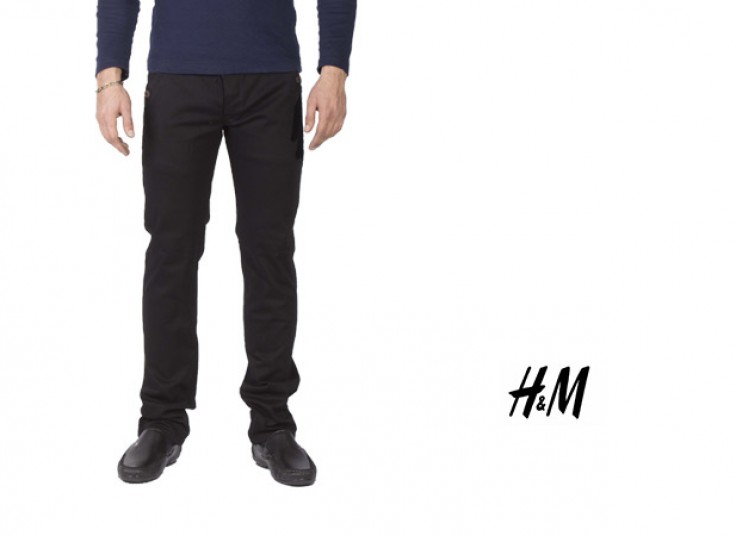 شلوار کتان اچ اند ام