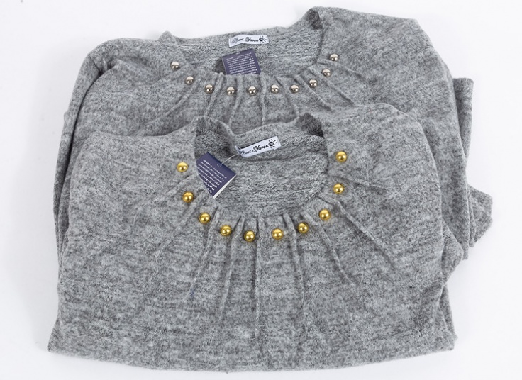 بلوز بافت زنانه جلو پیله دار