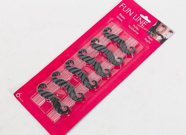 نی نوشیدنی طرح سبیل  FUN LINE