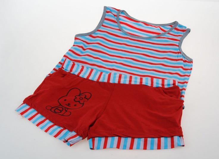 تاپ و شلوارک زنانه راه راه