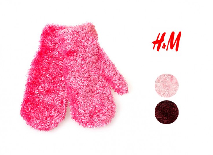 دستکش خزدار بچگانه طرح H and M