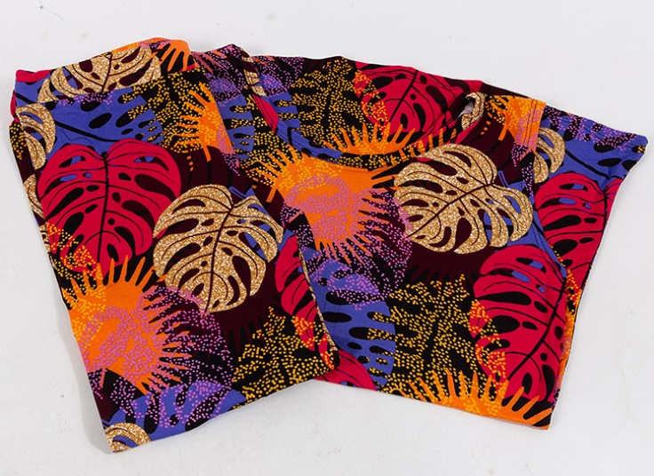 ست تاپ شلوار برمودا گیاهی