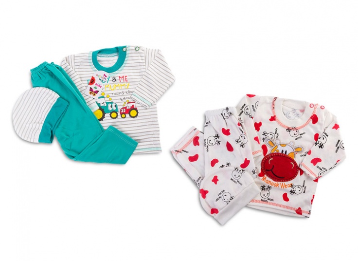 ست سه تکه نوزادی baby papion