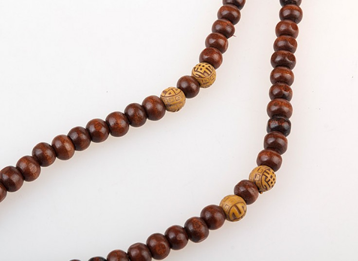 گردنبند مهره چوبی