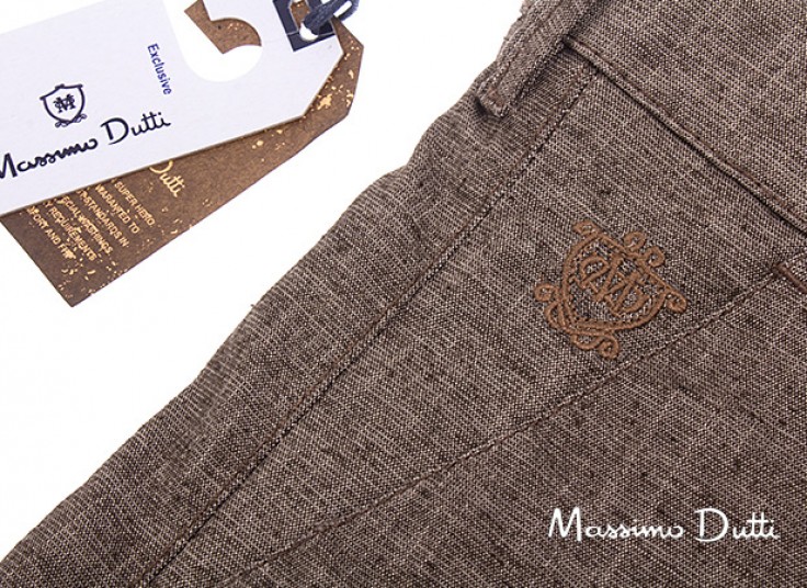 شلوار کتان بهاره Massimo Dutti