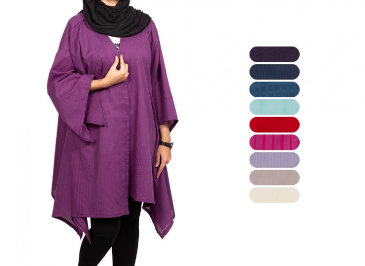 مانتو جلو باز پایین کلوش