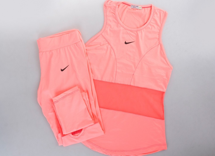 ست تاپ و شلوار توری دار NIKE