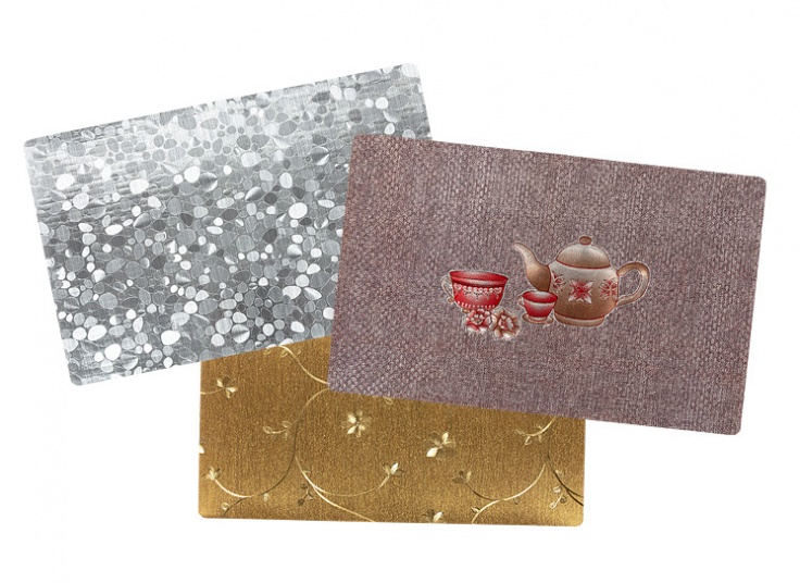 زیر بشقابی طرحدار