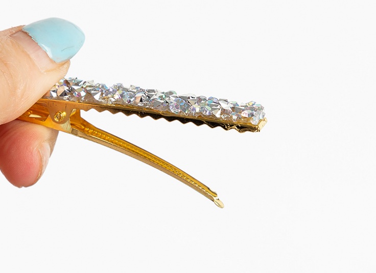 بسته دو عددی گیره مو کریستالی